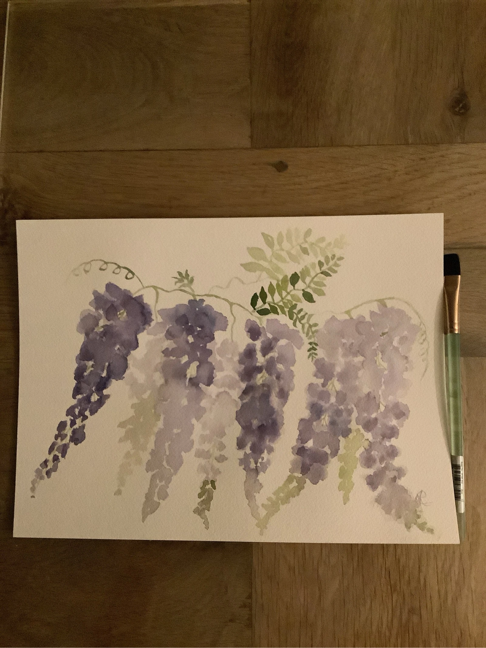 Aquarelle. Fait main.